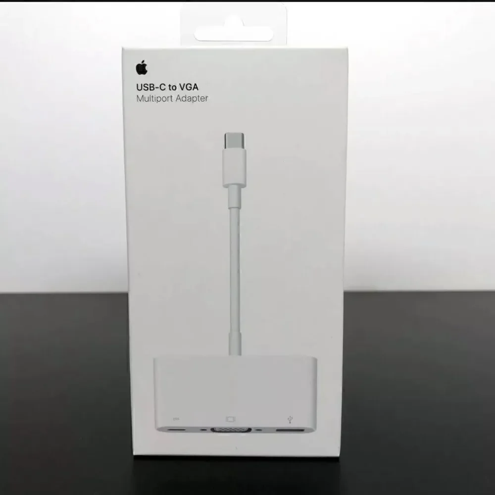 Apple USB-C VGA Multiport Adapter in White - AUTHENTIC + SEALED!